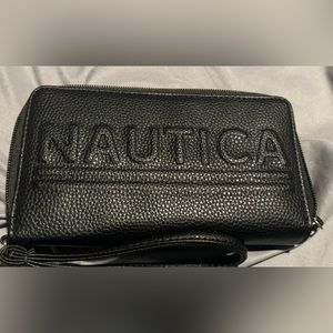 Nautica hand wallet, black,brand new never used